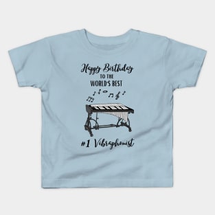 Vibraphonist's Birthday Saved by Music Vibraphone Music Kids T-Shirt